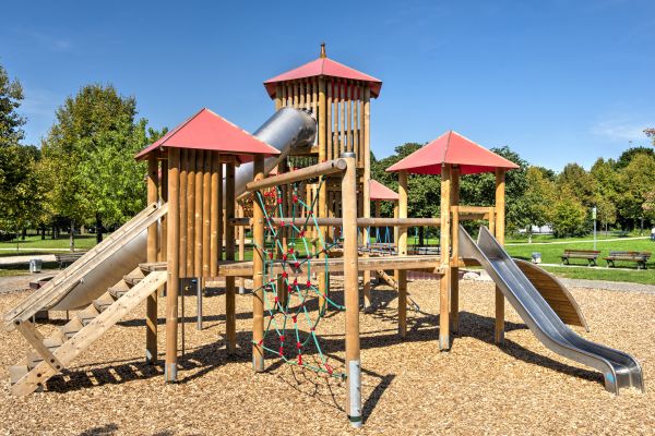 Playground Mulch Installation in Lakeville