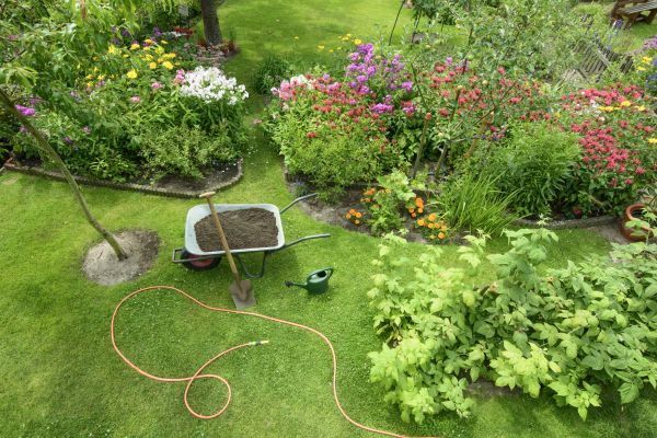 Flower Bed Construction in Lakeville
