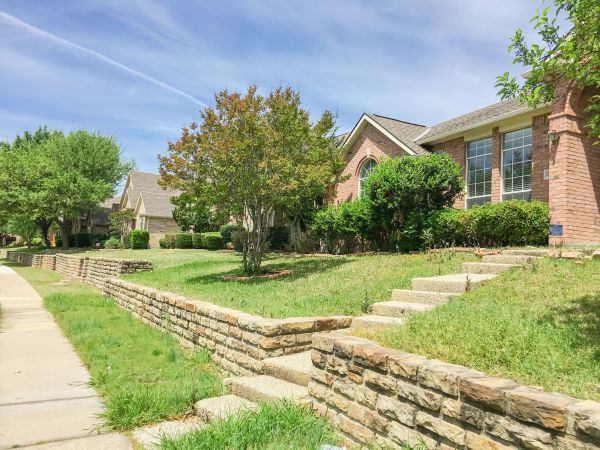 Sloped Yard Landscaping in Lakeville